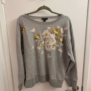 J Crew Embroidered Sweatshirt - Size XL